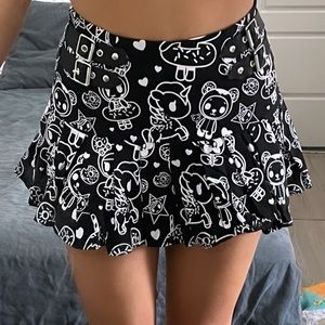 Dolls kill mini skirt super cute!! With buckles on both sides.